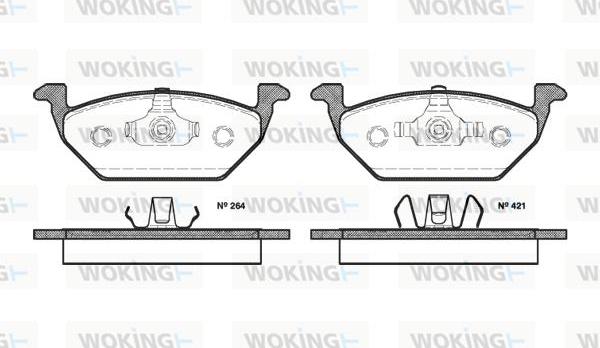 Woking P7333.20 - Jarrupala, levyjarru inparts.fi