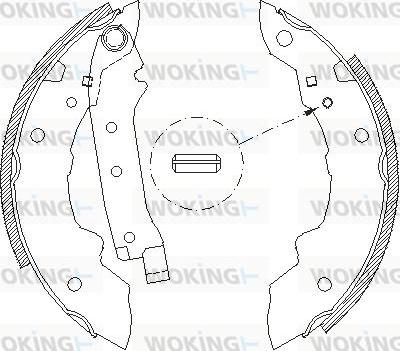 Woking Z4038.00 - Jarrukenkä inparts.fi