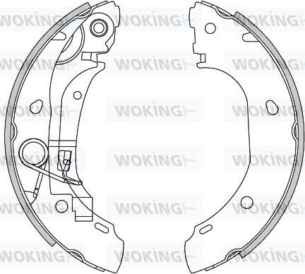 Woking Z4163.00 - Jarrukenkä inparts.fi