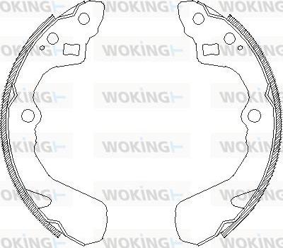 Woking Z4386.00 - Jarrukenkä inparts.fi