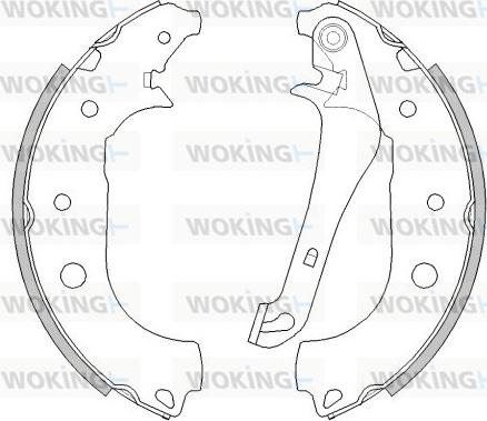 Woking Z4295.00 - Jarrukenkä inparts.fi