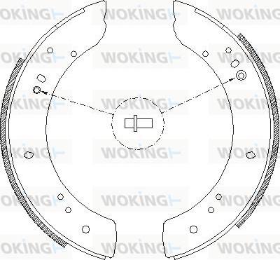 Woking Z4283.00 - Jarrukenkä inparts.fi