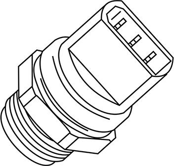 WXQP 350719 - Lämpökytkin, jäähdyttimen puhallin inparts.fi