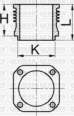 Yenmak 51-95623-000 - Sylinteriputki inparts.fi