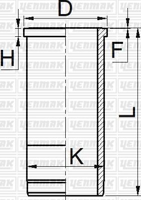 Yenmak 51-05919-000 - Sylinteriputki inparts.fi