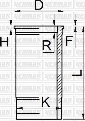 Yenmak 51-05917-000 - Sylinteriputki inparts.fi