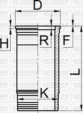 Yenmak 51-05927-000 - Sylinteriputki inparts.fi