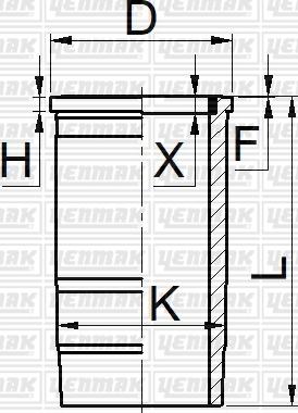 Yenmak 51-05254-000 - Sylinteriputki inparts.fi