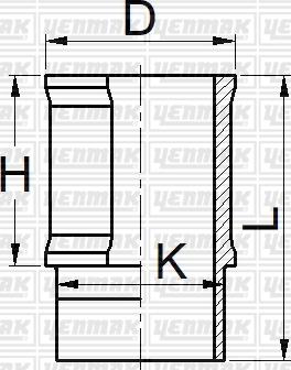 Yenmak 51-05873-000 - Sylinteriputki inparts.fi