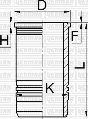 Yenmak 51-06045-000 - Sylinteriputki inparts.fi