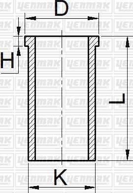 Yenmak 5303 000 - Sylinteriputki inparts.fi