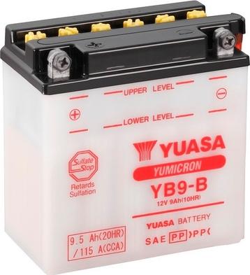 Yuasa YB9-B - Käynnistysakku inparts.fi