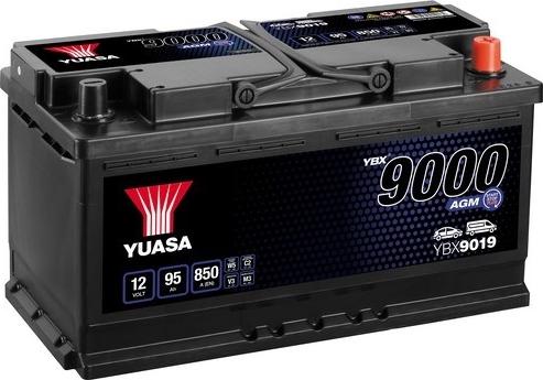 Yuasa YBX9019 - Käynnistysakku inparts.fi