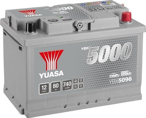 Yuasa YBX5096 - Käynnistysakku inparts.fi