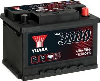 Yuasa YBX3075 - Käynnistysakku inparts.fi