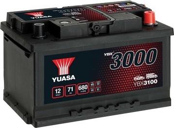 Yuasa YBX3100 - Käynnistysakku inparts.fi