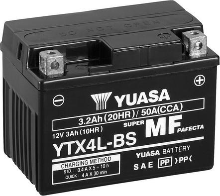 Yuasa YTX4L-BS - Käynnistysakku inparts.fi