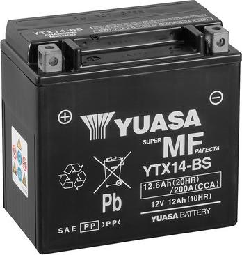 Yuasa YTX14-BS(CP) - Käynnistysakku inparts.fi