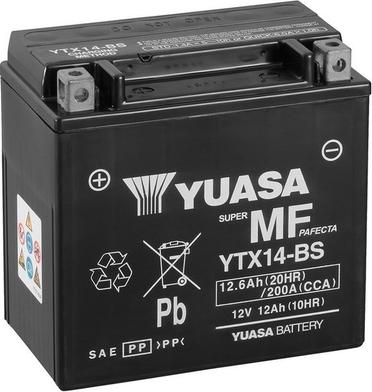 Yuasa YTX14-BS - Käynnistysakku inparts.fi