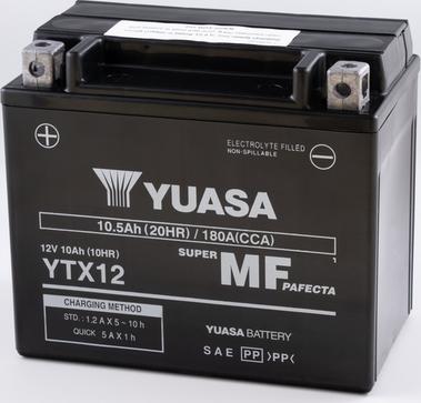 Yuasa YTX12 - Käynnistysakku inparts.fi