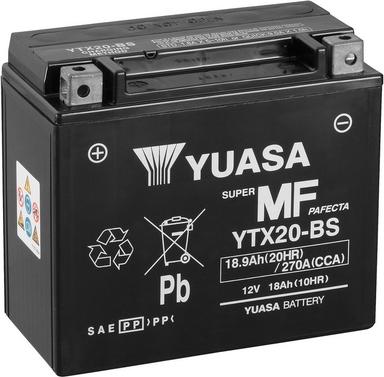 Yuasa YTX20-BS - Käynnistysakku inparts.fi