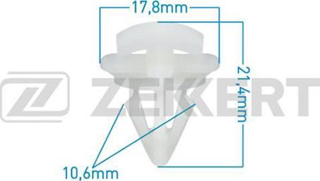 Zekkert BE-1997 - Suoja / koristelista inparts.fi