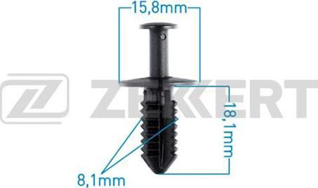 Zekkert BE-1530 - Suoja / koristelista inparts.fi