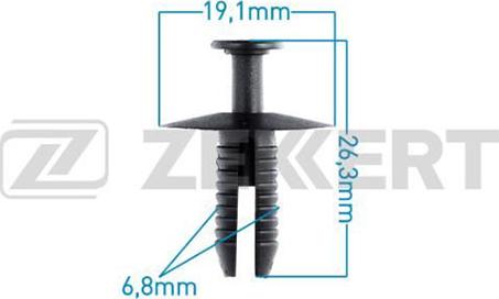 Zekkert BE-1665 - Suoja / koristelista inparts.fi