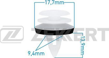 Zekkert BE-1177 - Suoja / koristelista inparts.fi