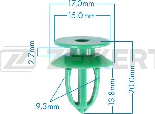 Zekkert BE-3568 - Suoja / koristelista inparts.fi