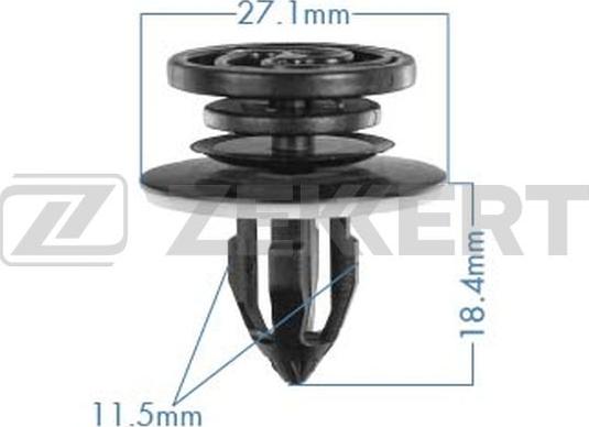 Zekkert BE-3505 - Suoja / koristelista inparts.fi