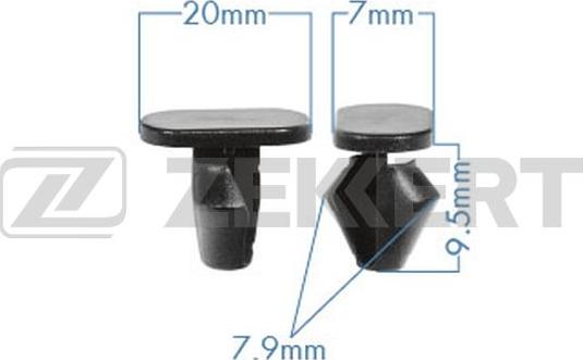 Zekkert BE-3538 - Suoja / koristelista inparts.fi