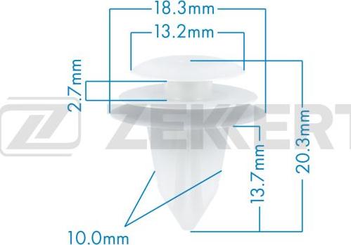 Zekkert BE-3670 - Suoja / koristelista inparts.fi