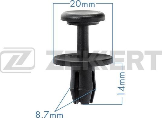 Zekkert BE-2450 - Suoja / koristelista inparts.fi