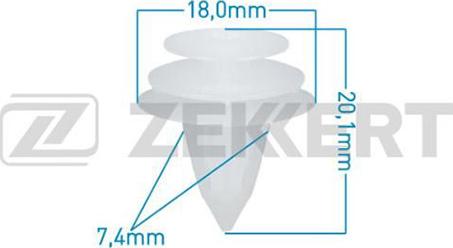 Zekkert BE-2525 - Suoja / koristelista inparts.fi