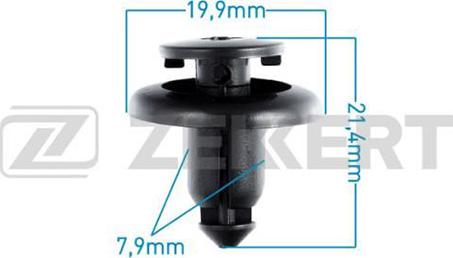 Zekkert BE-2521 - Suoja / koristelista inparts.fi