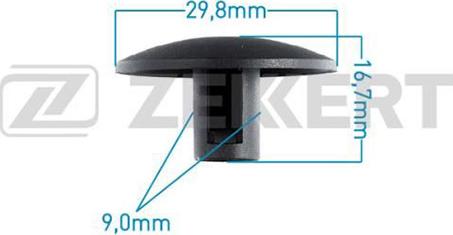 Zekkert BE-2091 - Suoja / koristelista inparts.fi