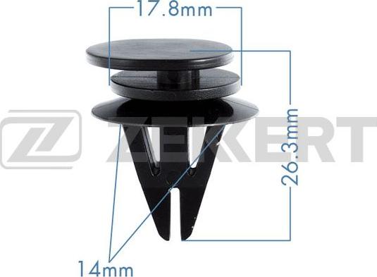 Zekkert BE-2261 - Suoja / koristelista inparts.fi