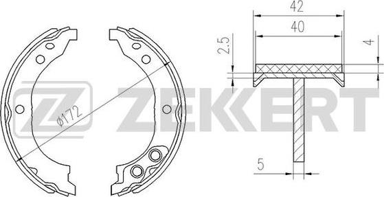 Zekkert BK-4453 - Jarrukenkäsarja inparts.fi