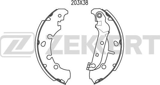 Zekkert BK-4468 - Jarrukenkäsarja inparts.fi