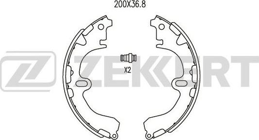 Zekkert BK-4421 - Jarrukenkäsarja inparts.fi