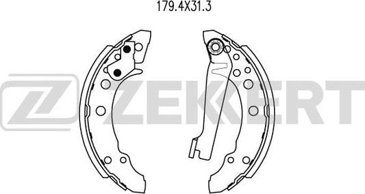 Zekkert BK-4471 - Jarrukenkäsarja inparts.fi