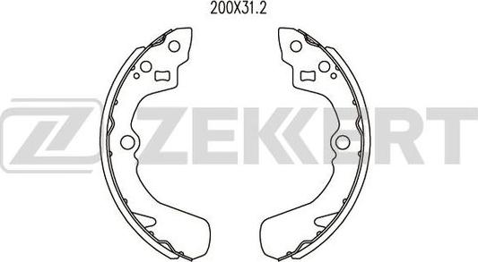 Zekkert BK-4090 - Jarrukenkäsarja inparts.fi