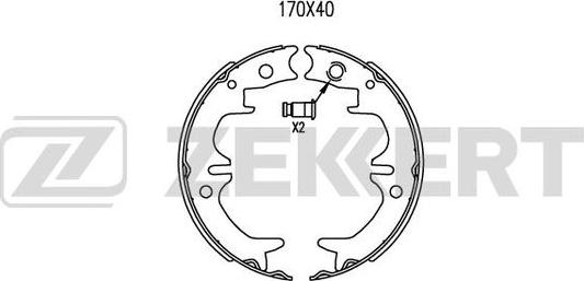 Zekkert BK-4044 - Jarrukenkäsarja inparts.fi