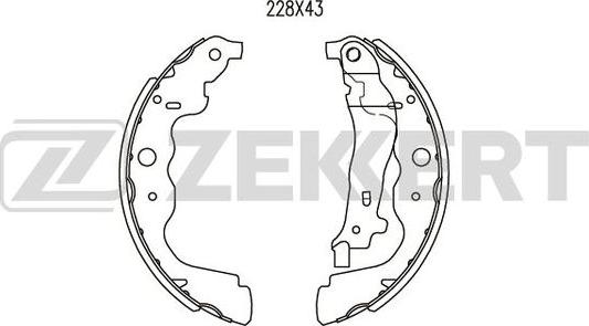 Zekkert BK-4054 - Jarrukenkäsarja inparts.fi