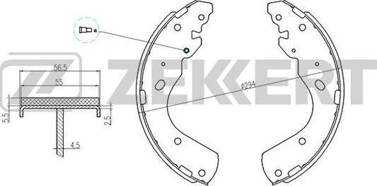 Zekkert BK-4050 - Jarrukenkäsarja inparts.fi