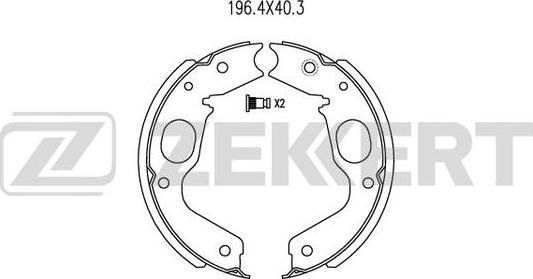 Zekkert BK-4002 - Jarrukenkäsarja inparts.fi