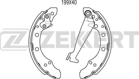 Zekkert BK-4018 - Jarrukenkäsarja inparts.fi