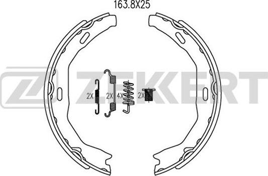 Zekkert BK-4081 - Jarrukenkäsarja inparts.fi