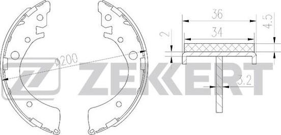 Zekkert BK-4103 - Jarrukenkäsarja inparts.fi